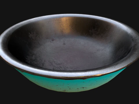 Pet Food Bowl Dishes for Cats Dogs 3D Model