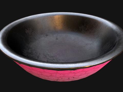 Pet Food Bowl Dishes for Cats Dogs Modello 3D