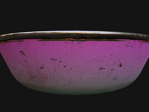 Pet Food Bowl Dishes for Cats Dogs 3D Model