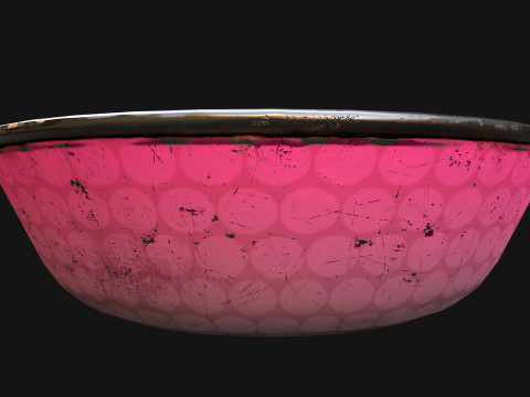Pet Food Bowl Dishes for Cats Dogs Modello 3D