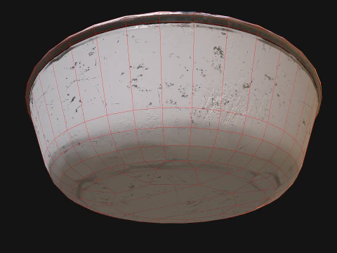 Pet Food Bowl Dishes for Cats Dogs 3D Model