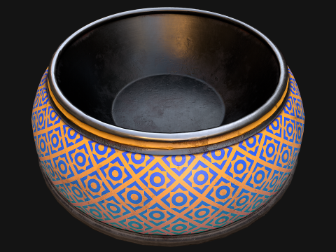 Bowl Pet Food Cat Dog 10 Colors Set Modèle 3D
