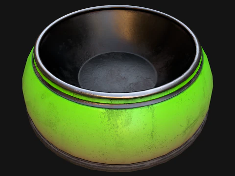 Tigela Pet Food Gato Cachorro Conjunto 10 Cores Modelo 3D