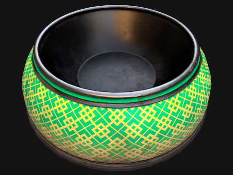 Bowl Pet Food Cat Dog 10 Colors Set Modèle 3D