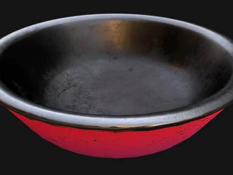 Bowl Pet Food Cats Dogs 10 Colors Set 3D Model