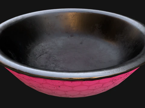 Bowl Pet Food Cats Dogs 10 Colors Set 3D Model