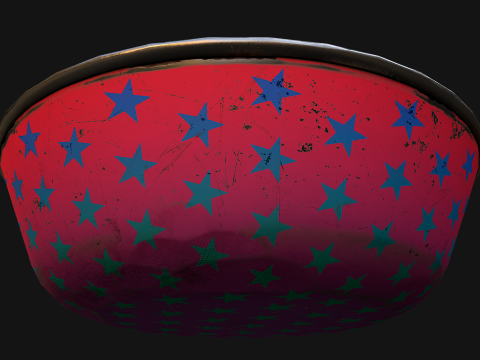 Bowl Pet Food Cats Dogs 10 Colors Set Model 3D