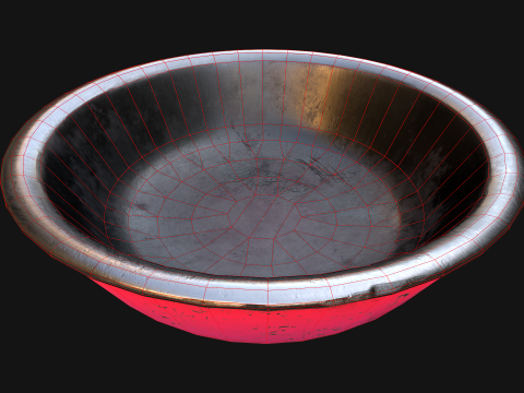 Bowl Pet Food Cats Dogs 10 Colors Set Model 3D