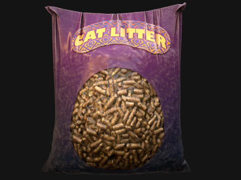 Acess&oacute;rios para maca de c&atilde;es e gatos para animais de estima&ccedil;&atilde;o, banheiro zool&oacute;gico Modelo 3D