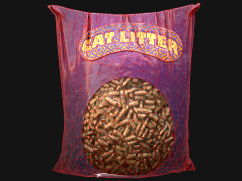 Pets Cats Dogs Litter Accessories Zoo Toilet Pack Modello 3D