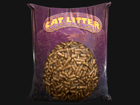 Pets Cats Dogs Litter Accessories Zoo Toilet Pack 3D Model