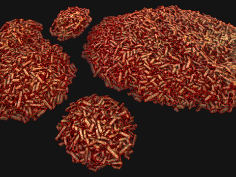 Cat Litter Pile Farm Landscape Pet Toilet 3D Model