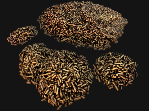 Cat Toilet Litter Filler Pet Set Modelo 3D