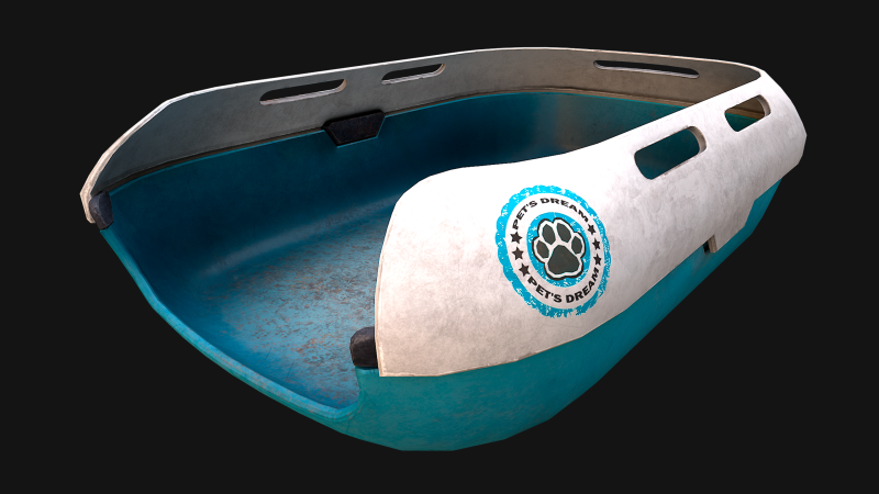 Toilet Pet Litter Box Filler zoo Furniture 3D Model .c4d .max .obj .3ds .fbx .stl .blend 