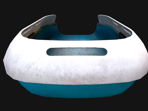 Toilet Pet Litter Box Filler zoo Furniture 3D Model