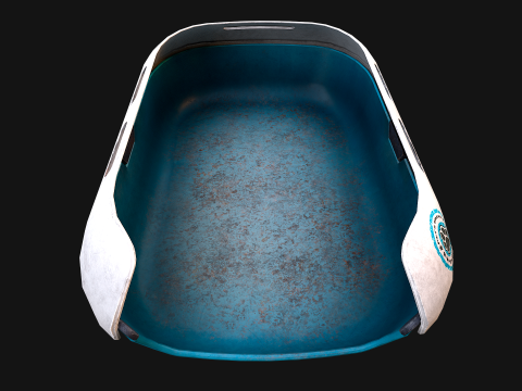 Toilet Pet Litter Box Filler zoo Furniture 3D Model
