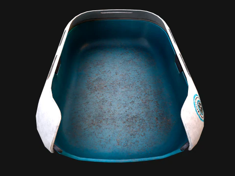 Toilet Pet Litter Box Filler zoo Furniture 3D Model