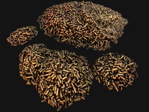 Toilet Pet Cat Litter Box Filler zoo Furniture Pack 3D Model