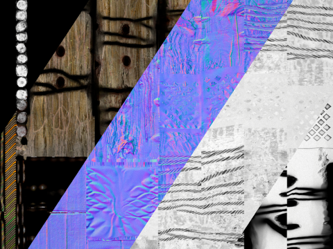 Medieval Wooden Bow Arms Archer Knight Armory 3D Model