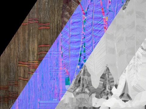 मध्यकालीन लकड़ी का युद्ध धनुष आर्चर हथियार शस्त्रागार 3D मॉडल