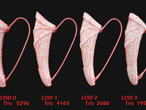 Medieval Quiver and Arrows Arrow Archer Set 3D Model