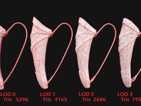 Medieval Quiver and Arrows Arrow Archer Bow Set 3D 模型