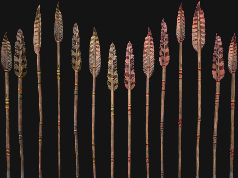 Quiver Archer Crossbowman Set Medieval equipment 3D Model