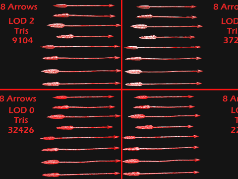 Wooden Bow and Quiver Arrows Fair Medieval Modèle 3D