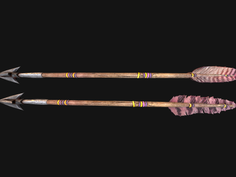 Medieval Crossbow Tournament Fair Weapon 3D Модель