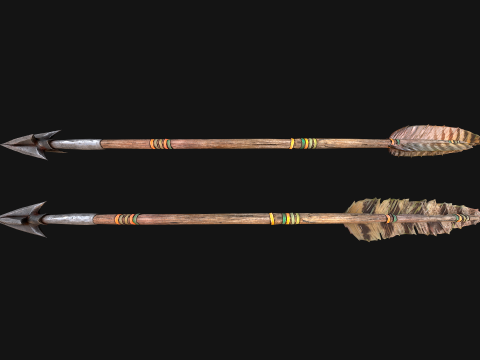 Wooden Crossbow Medieval Bandit Knight Weapon 3D Model