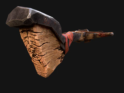 Crossbow Medieval Knight Weapon 3D Model