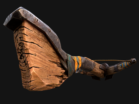 Medieval Crossbow Crossbowman Weapon Pack 3D Модель
