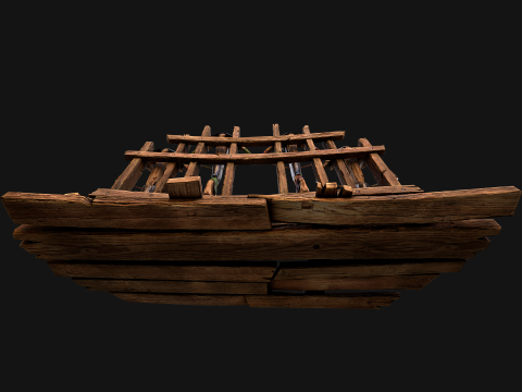 Medieval Crossbow Weapon Rack Stand Armory Pack Model 3D