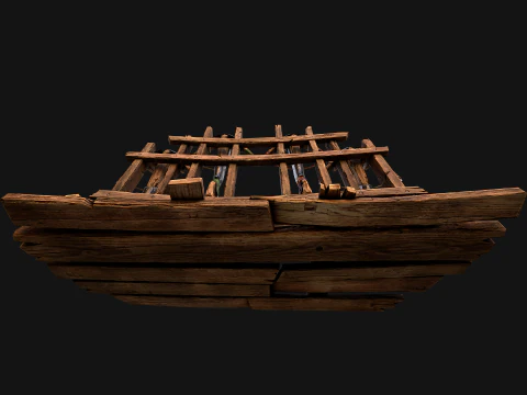 Medieval Crossbow Weapon Rack Stand Armory Pack 3D Model