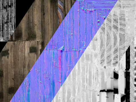 Set balestriere per tiro con l'arco con bersaglio in legno medievale Modello 3D