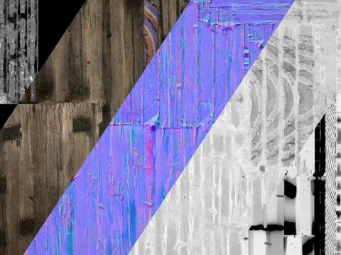 Set balestriere per tiro con l'arco con bersaglio in legno medievale Modello 3D