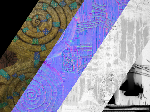 중세 목조 대상 가구 훈련 캠프 팩 3D 모델