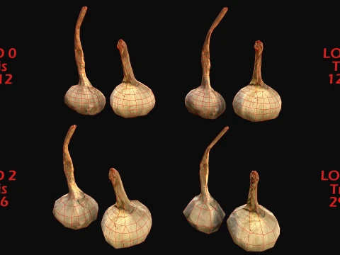 Medieval Market Stalls Tent Bazaar Food Vegetables Fruits Pack 3D Model