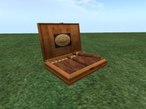 cigar box 3D 模型