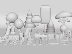3d low poly game asset low-poly 3D Model