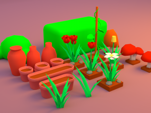 3d low poly game asset low-poly 3D Model