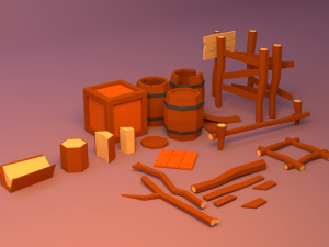 3d low poly game asset low-poly 3D Model