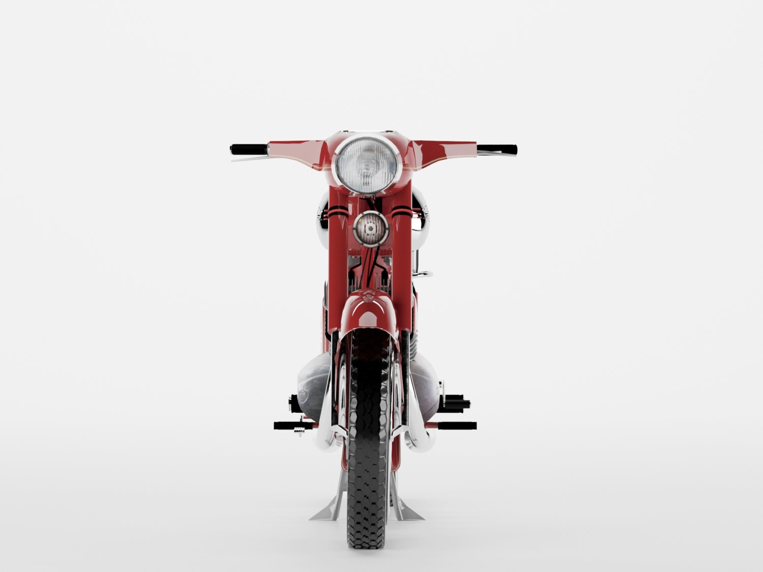 Jawa 360 3D Model in Motorcycle 3DExport