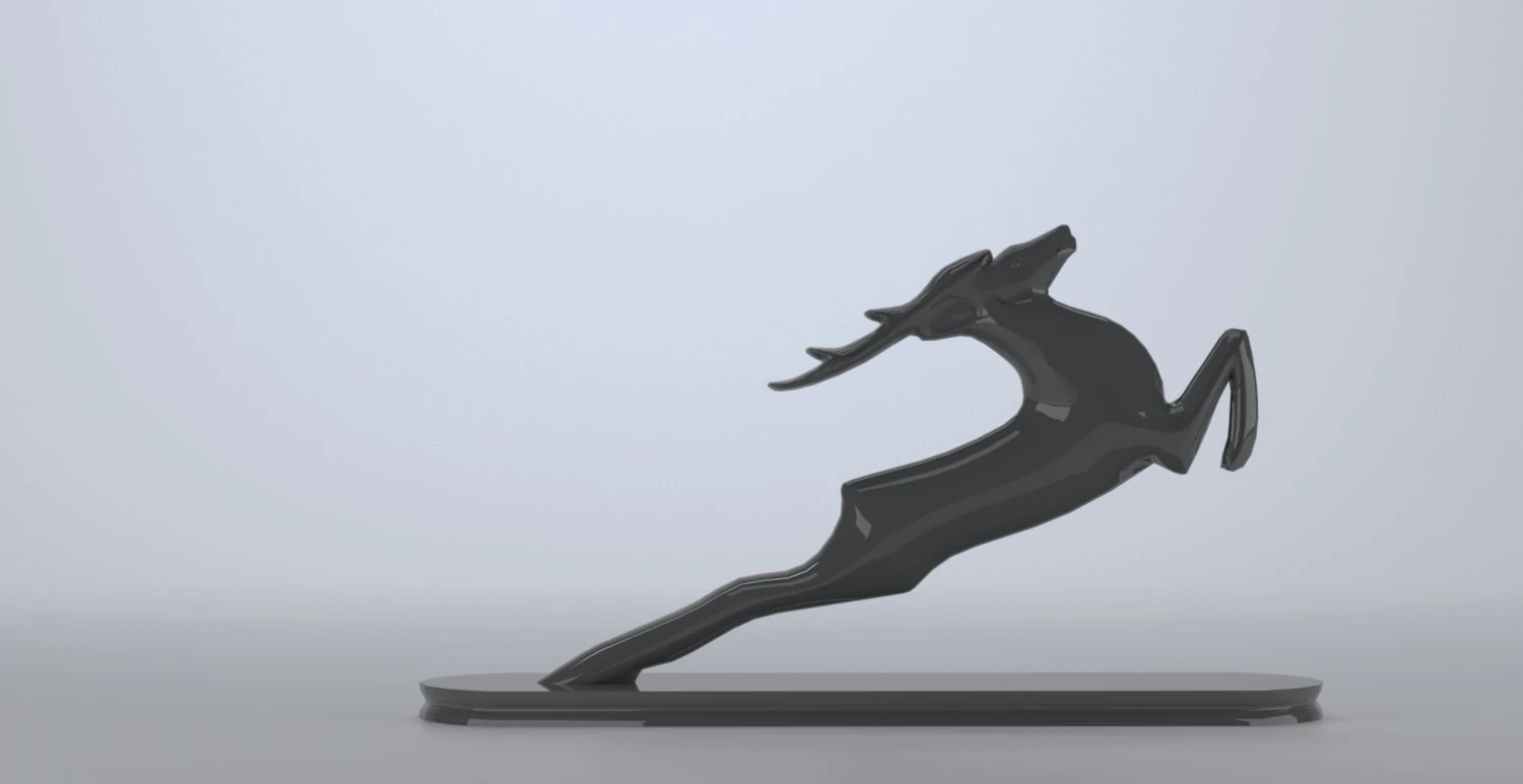 Statuette 3D Model .c4d .max .obj .3ds .fbx .stl .blend 
