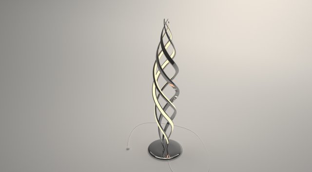 Spiral lamp 3Dモデル .c4d .max .obj .3ds .fbx .stl .blend 
