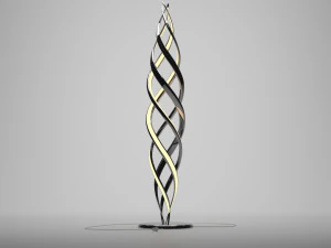 Lampada a spirale Modello 3D