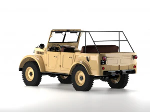 Gaz 69 3D Model