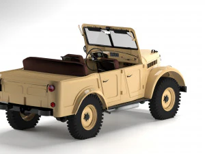 Gaz 69 3D Model