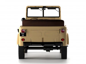 Gaz 69 3D Model