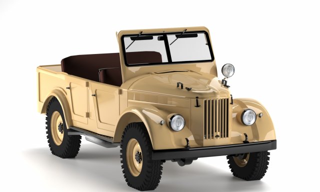 Gaz 69 Modèle 3D .c4d .max .obj .3ds .fbx .stl .blend 